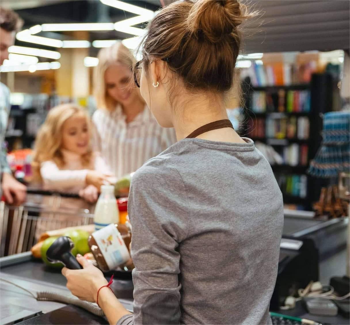 Store owner managing operations